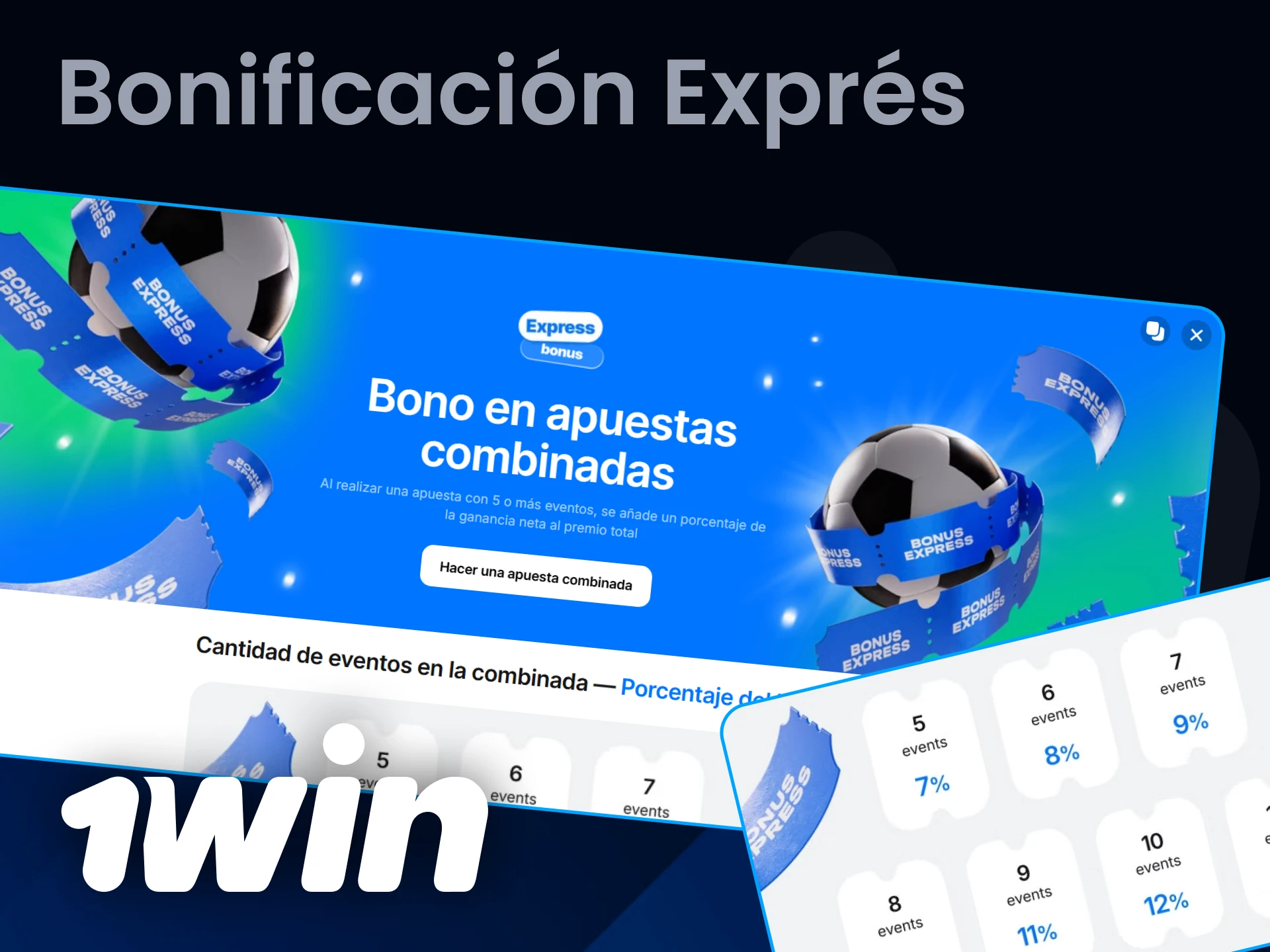 Usa el bono exprés en la página web oficial del casino 1Win.