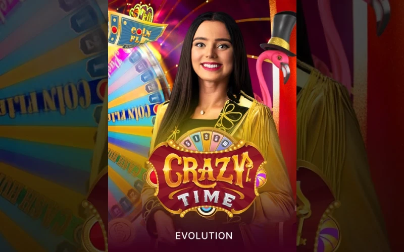 Gira la rueda y gana con Crazy Time en 1Win.