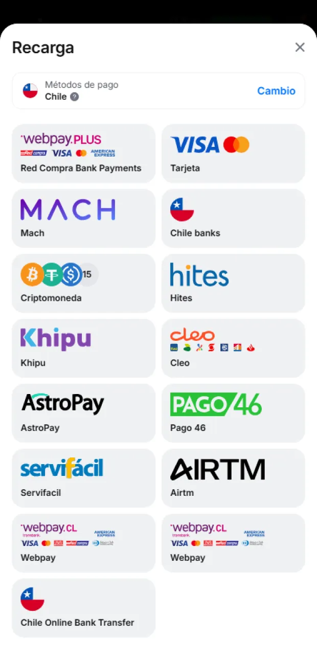 Depósita dinero en 1win Chile y accede al juego Balloon.