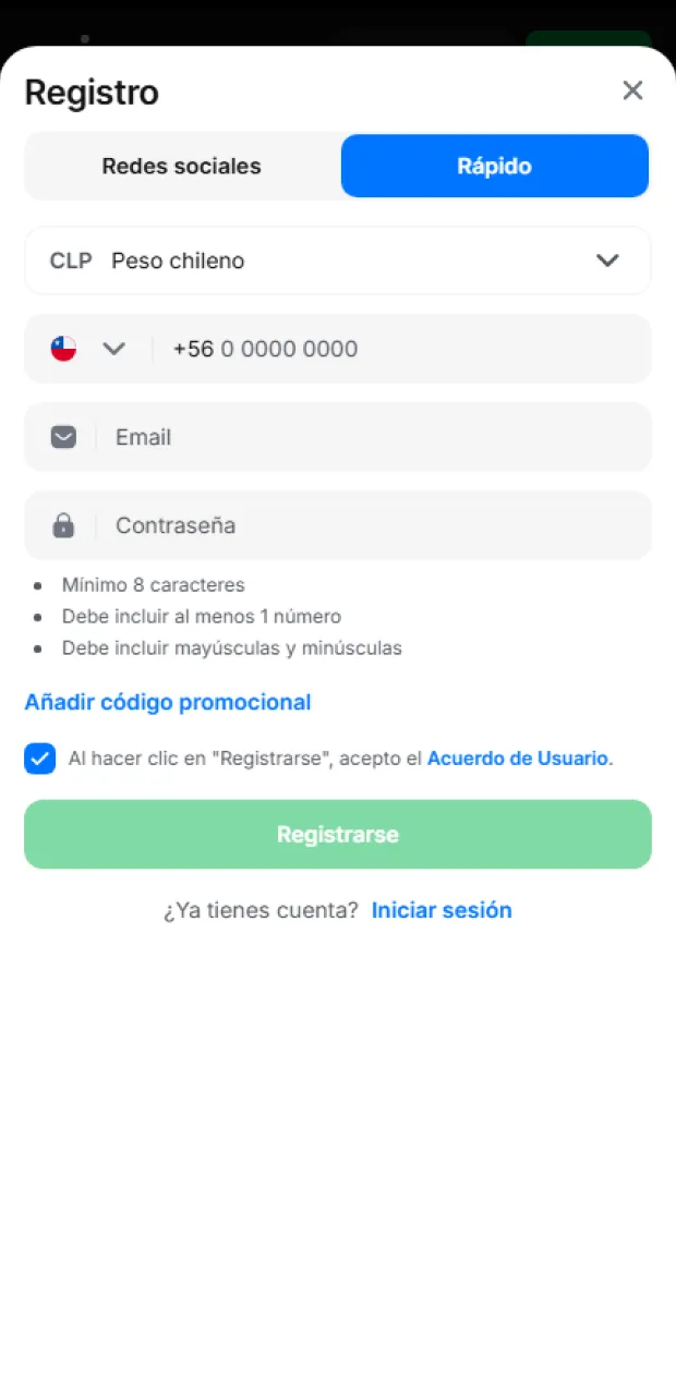 Regístrate en 1win para comenzar a jugar Chicken Cross hoy.