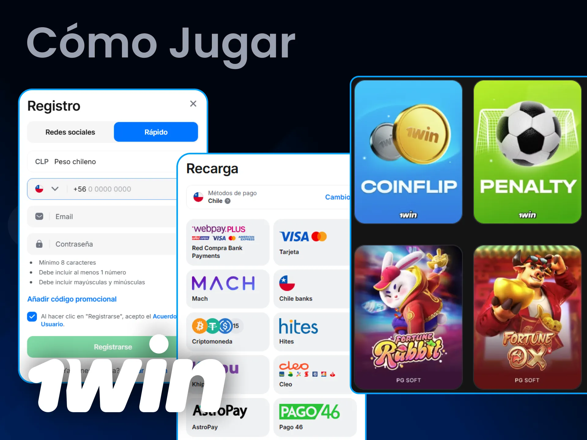 Aprende a jugar tragamonedas en 1win Chile con simples pasos.