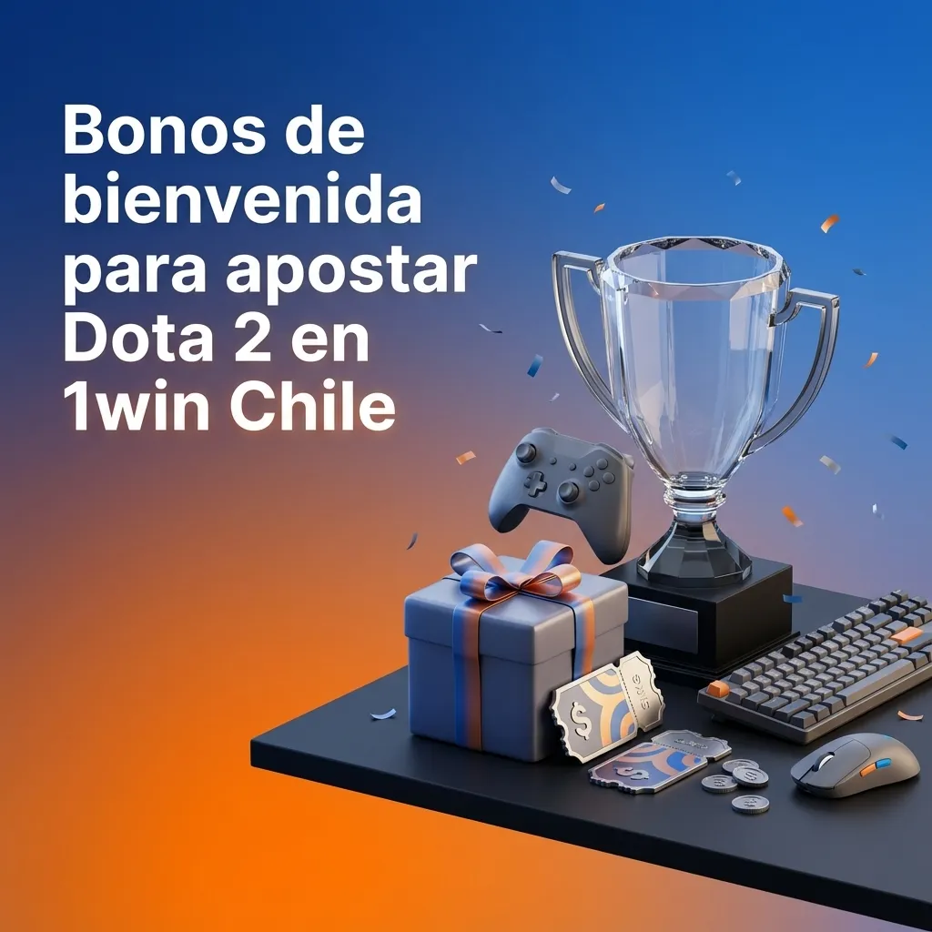 Banner de 1win Chile con oferta de bono de bienvenida hasta 500% para apuestas de Dota 2 en CLP