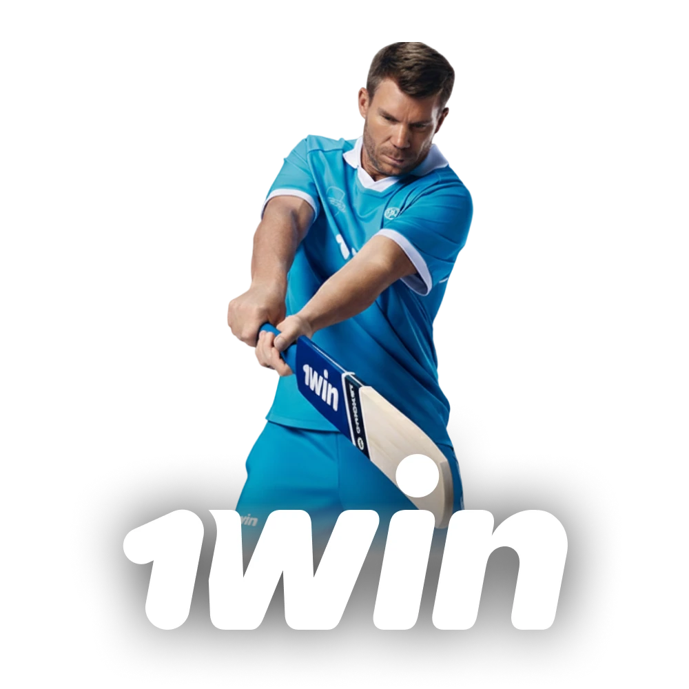 Mira a David Warner como figura oficial de 1win.