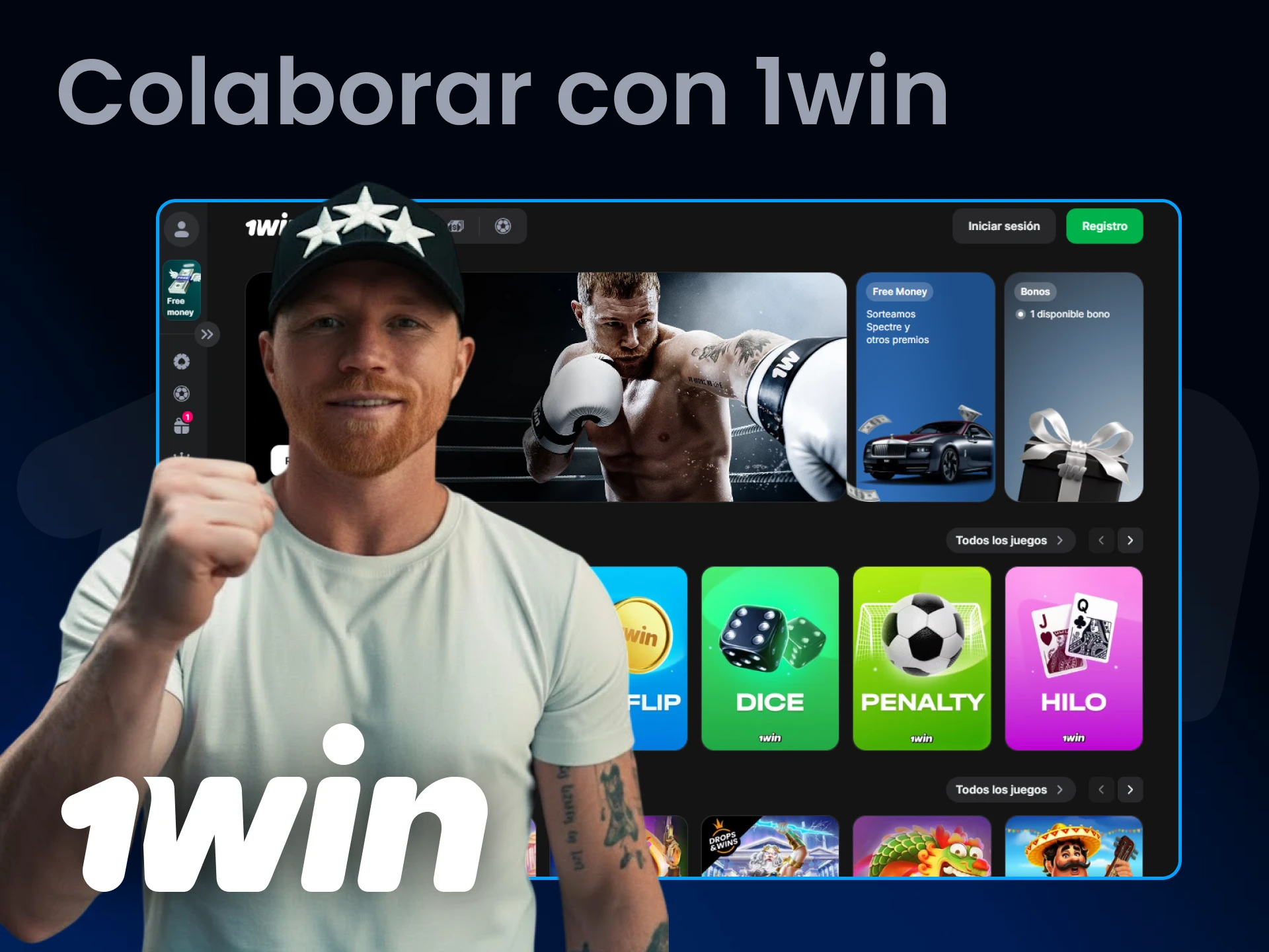 Mira cómo es colaborar con 1win junto a Saúl Canelo Álvarez.